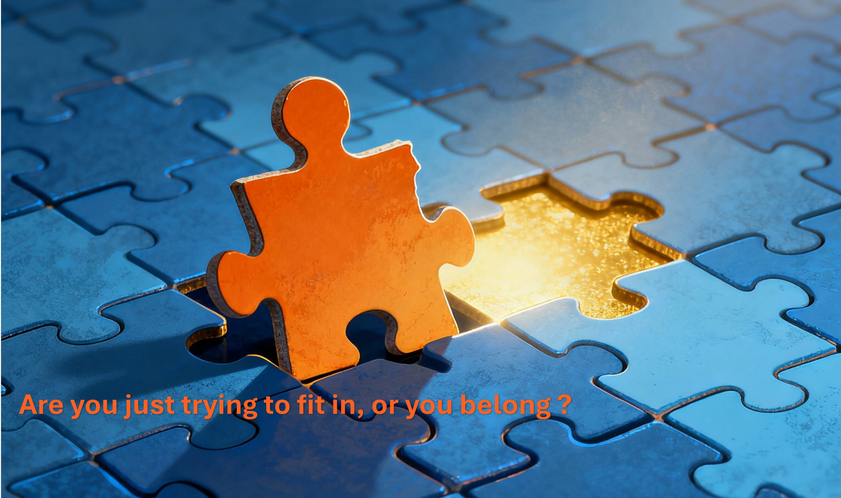 Stop Trying to Fit Where You Don't Belong